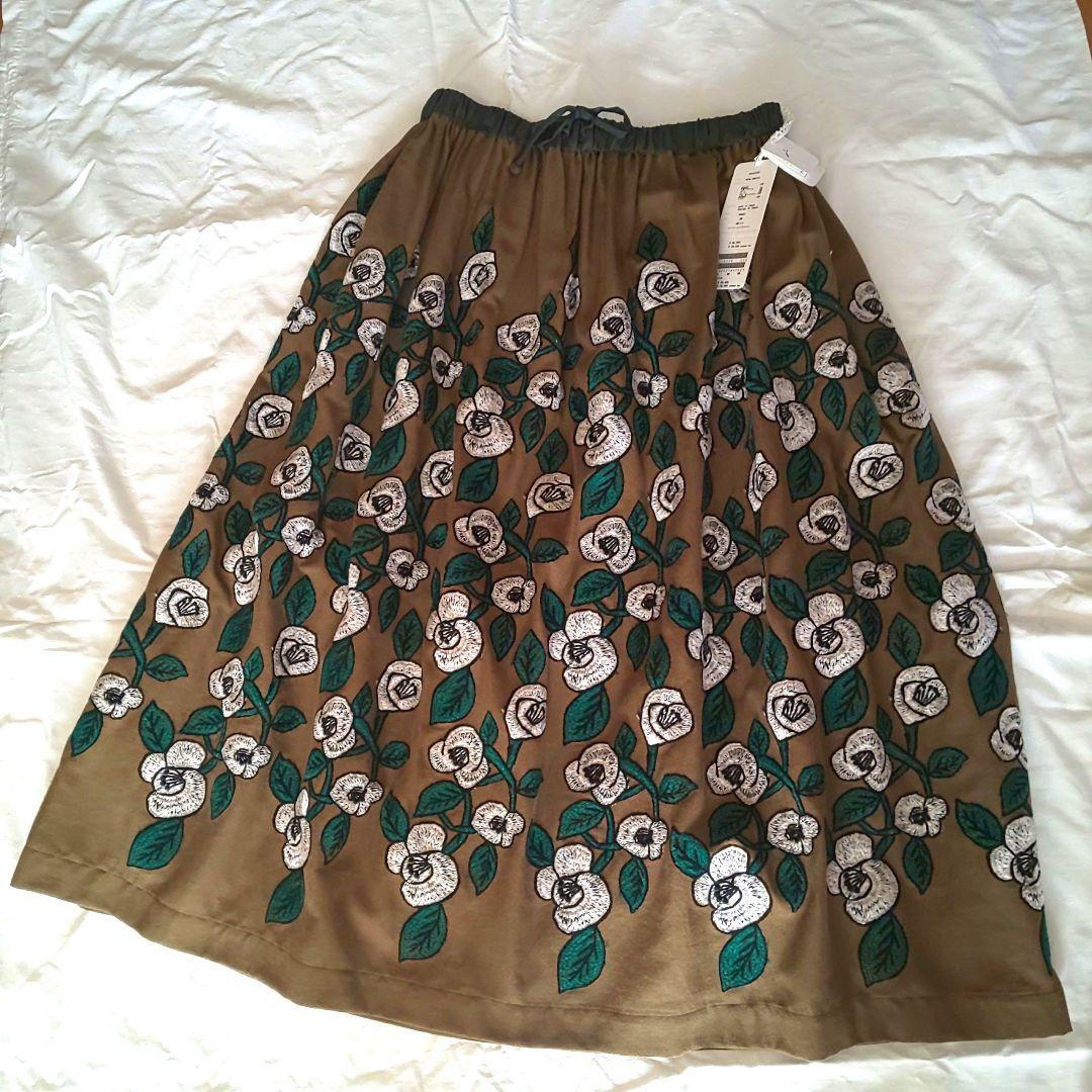 ミナペルホネン swing Camellia スイングカメリア スカート