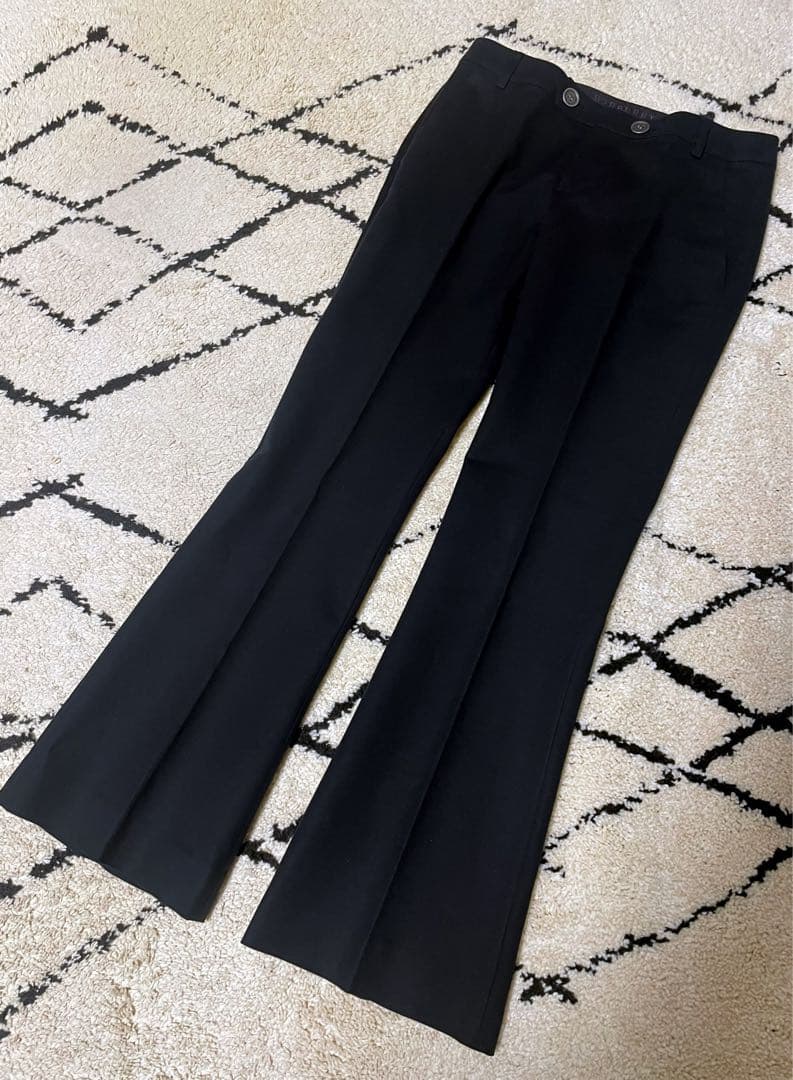 ✨美品✨バーバリーブルーレーベル セットアップ パンツスーツ 黒 ノバチェック