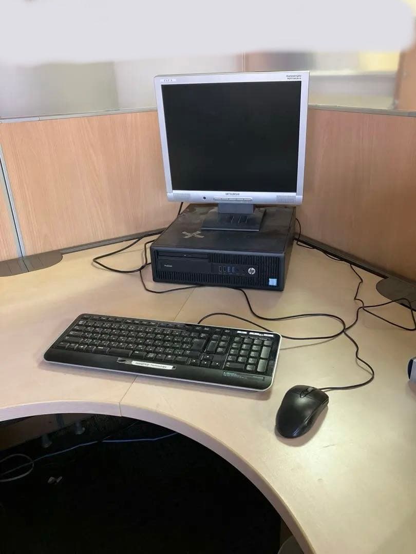 オカムラ L字 デスク プロステージ160 x 160 直接引取限定