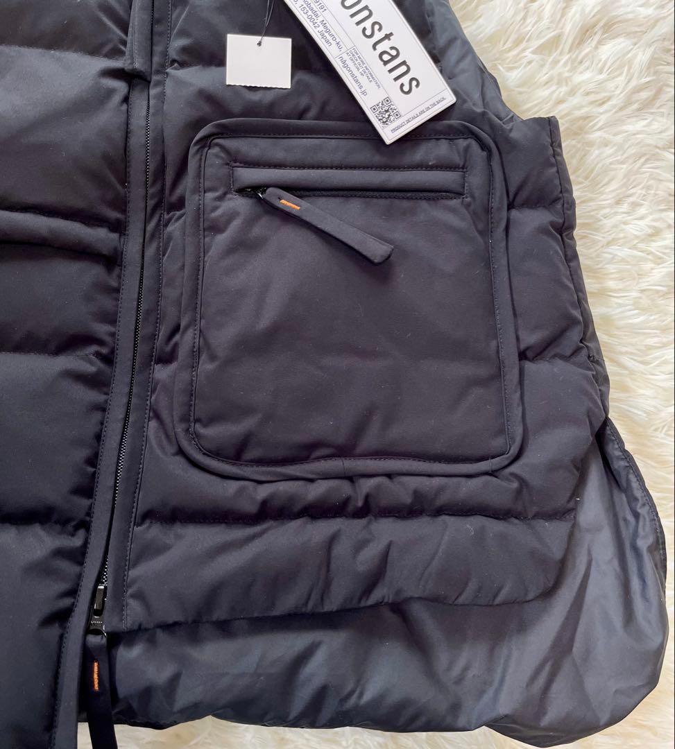 någonstansナゴンスタンスダウンベスト黒ブラックM