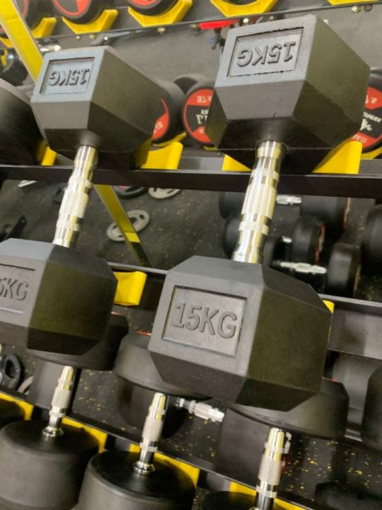 ヘックス  ラバーダンベル　12.5kg から25kg 1万円値下げ