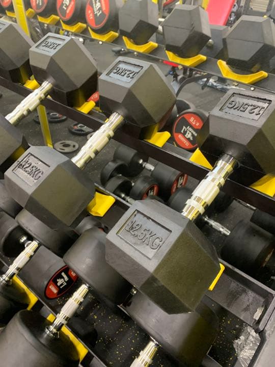 ヘックス  ラバーダンベル　12.5kg から25kg 1万円値下げ