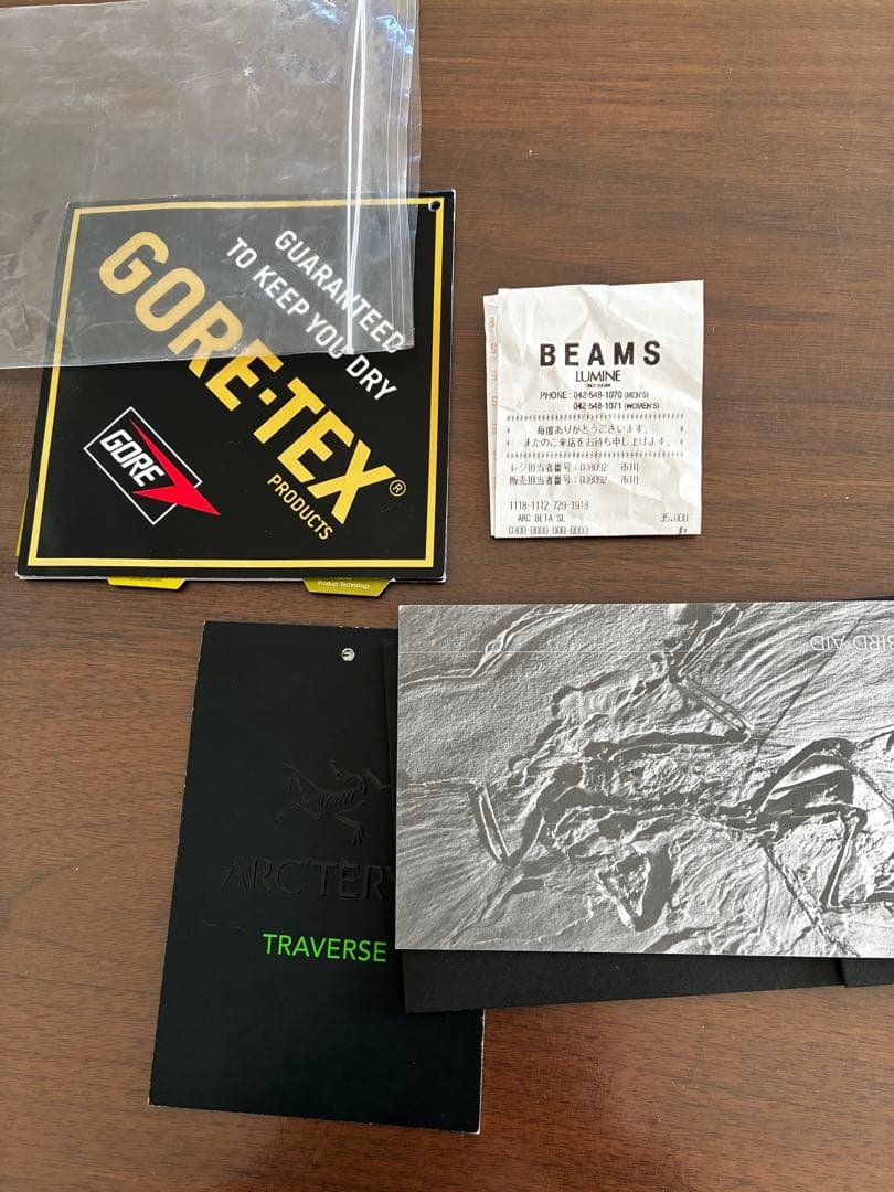 ジャケット・アウター ARC'TERYX BETA SL JACKET BLACK