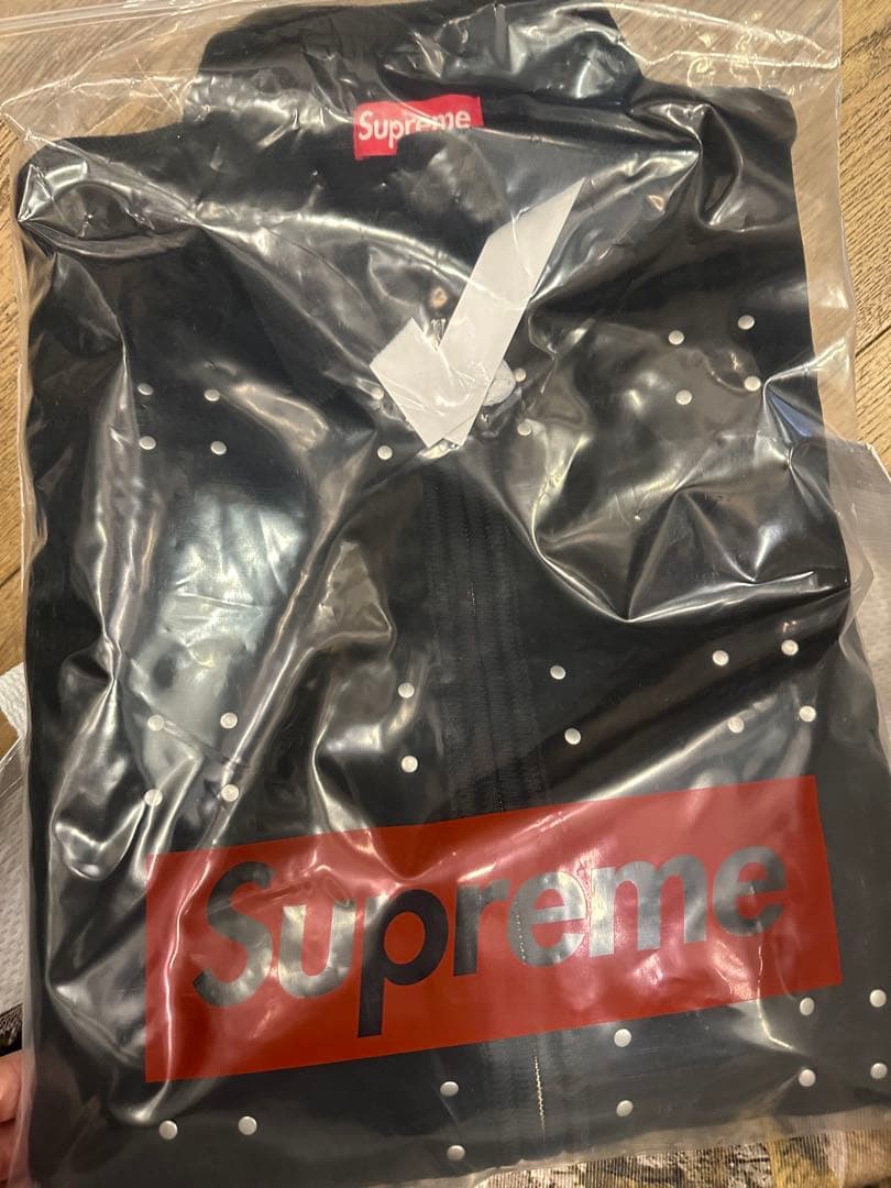Supreme スタッズ付き ブラックカーディガン