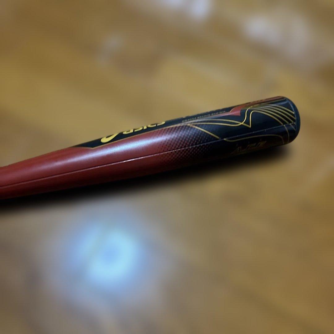 ASICS TECH-ACE EX 軟式用バット　新品グリップ交換済み