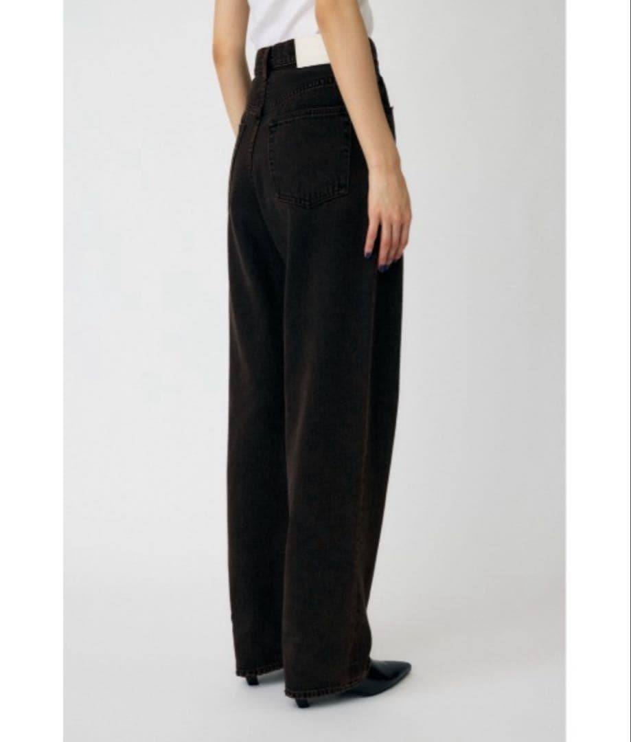 完売　MIDRISE LOOSE テーパードデニム　moussy 大屋夏南