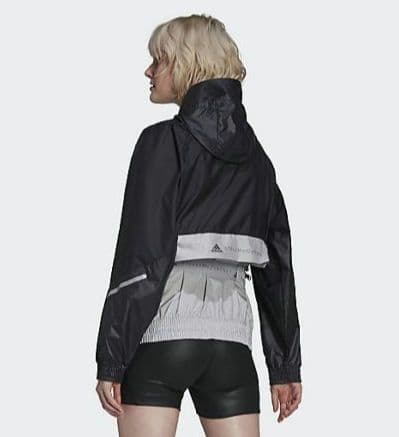 【未使用近】アディダス　ステラマッカートニー　ウエストポーチ付　パーカー 完売品