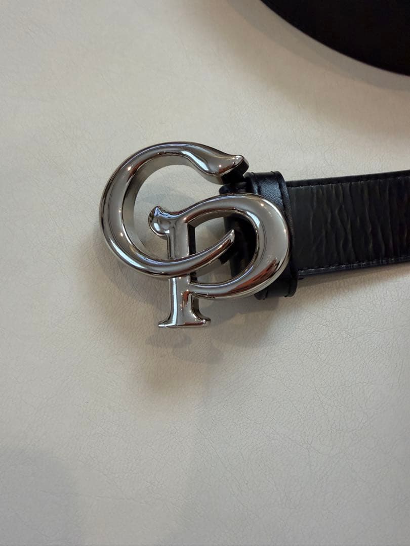 小物 cootie 25ss Symbol Buckle Leather Belt