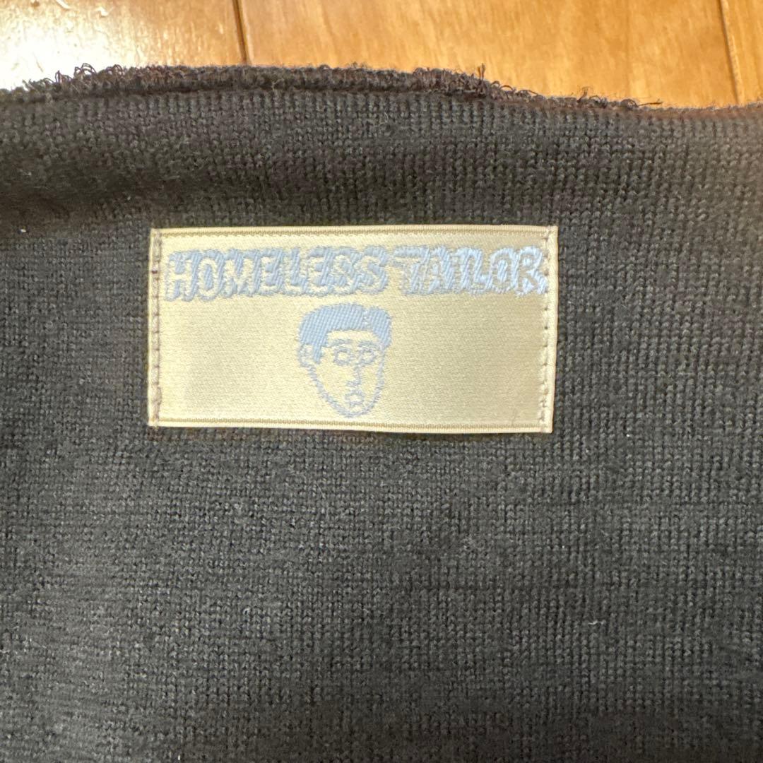 HOMLESS TAILOR フーデッドジャケット スナップボタン パーカー