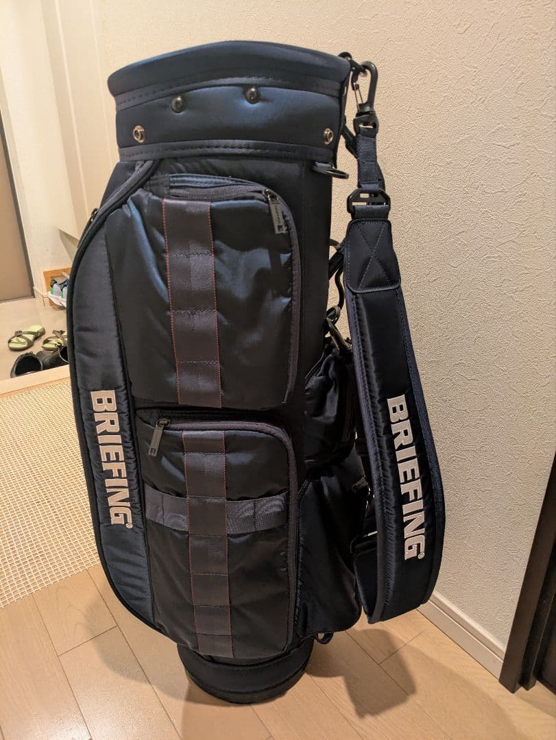 BRIEFING ゴルフバッグ CR-6ネイビー　軽量　ブリーフィング