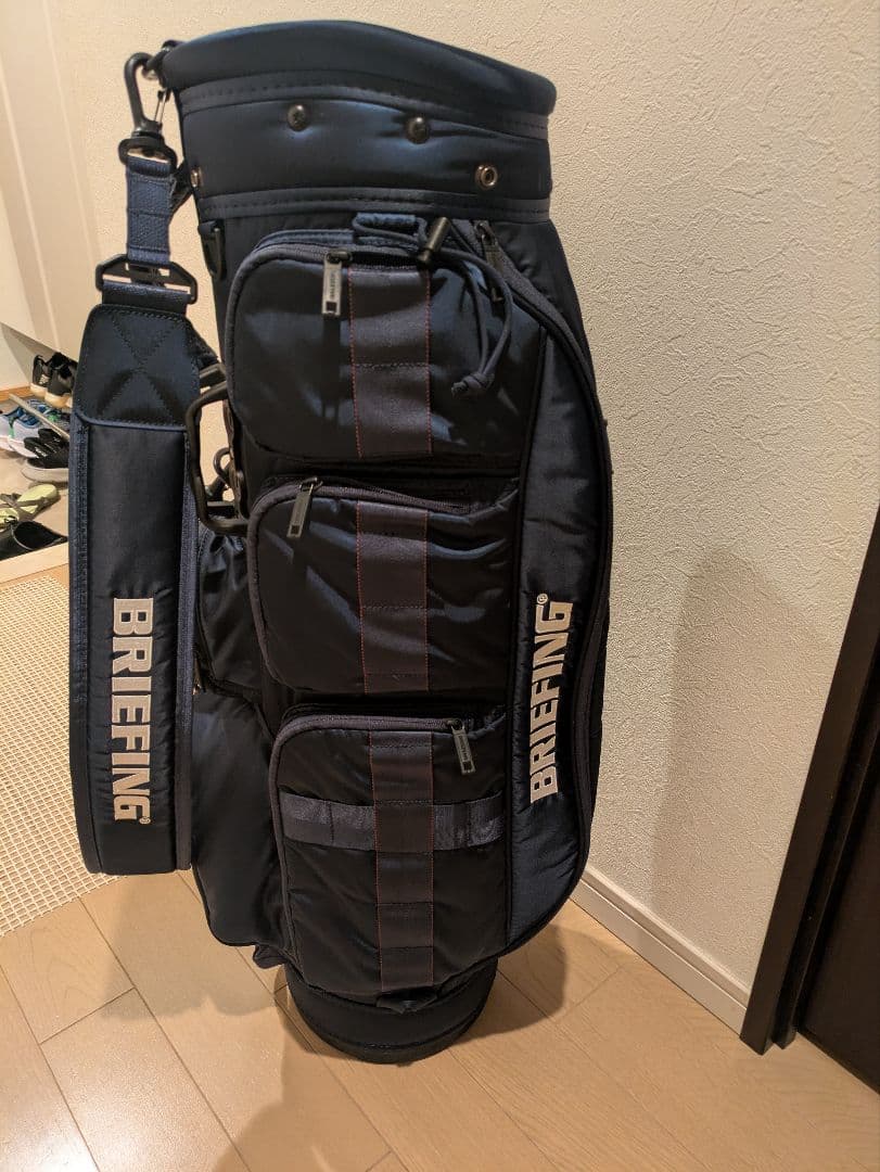 BRIEFING ゴルフバッグ CR-6ネイビー　軽量　ブリーフィング