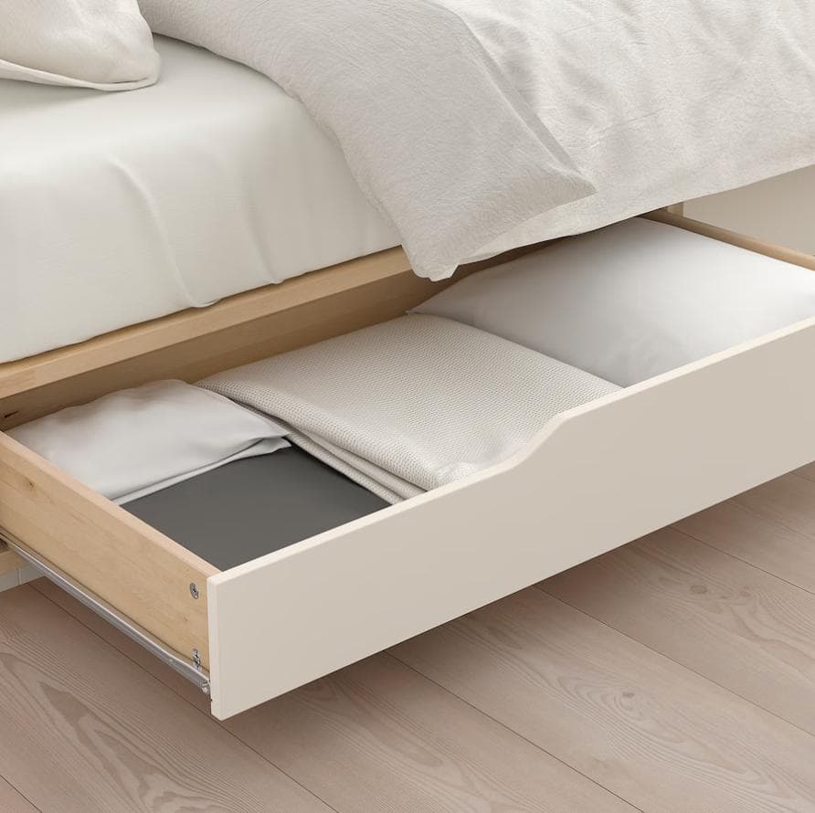 【IKEA】クイーンサイズベッドフレーム MANDAL ※マットレス別出品