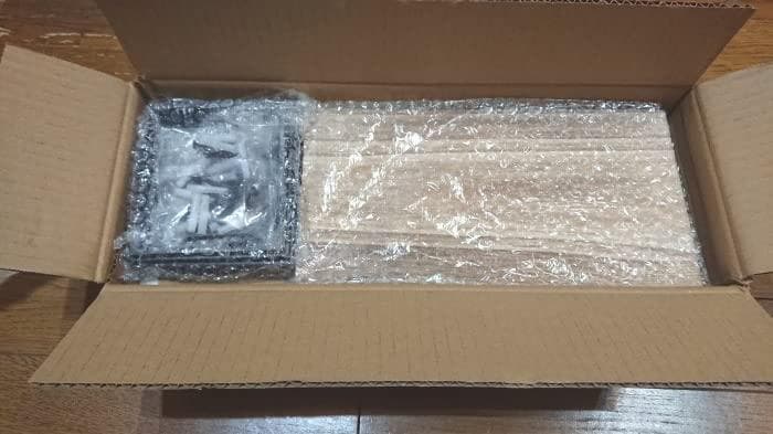 天然木 落下防止 壁掛け棚 2個セット ウォールシェルフ