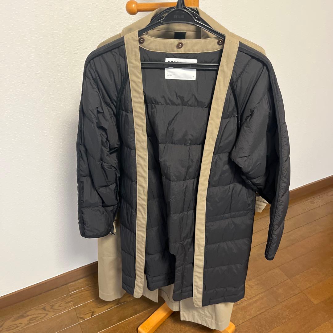 MHL, ベージュ トレンチコート　ダウンライナー付き　サイズ0