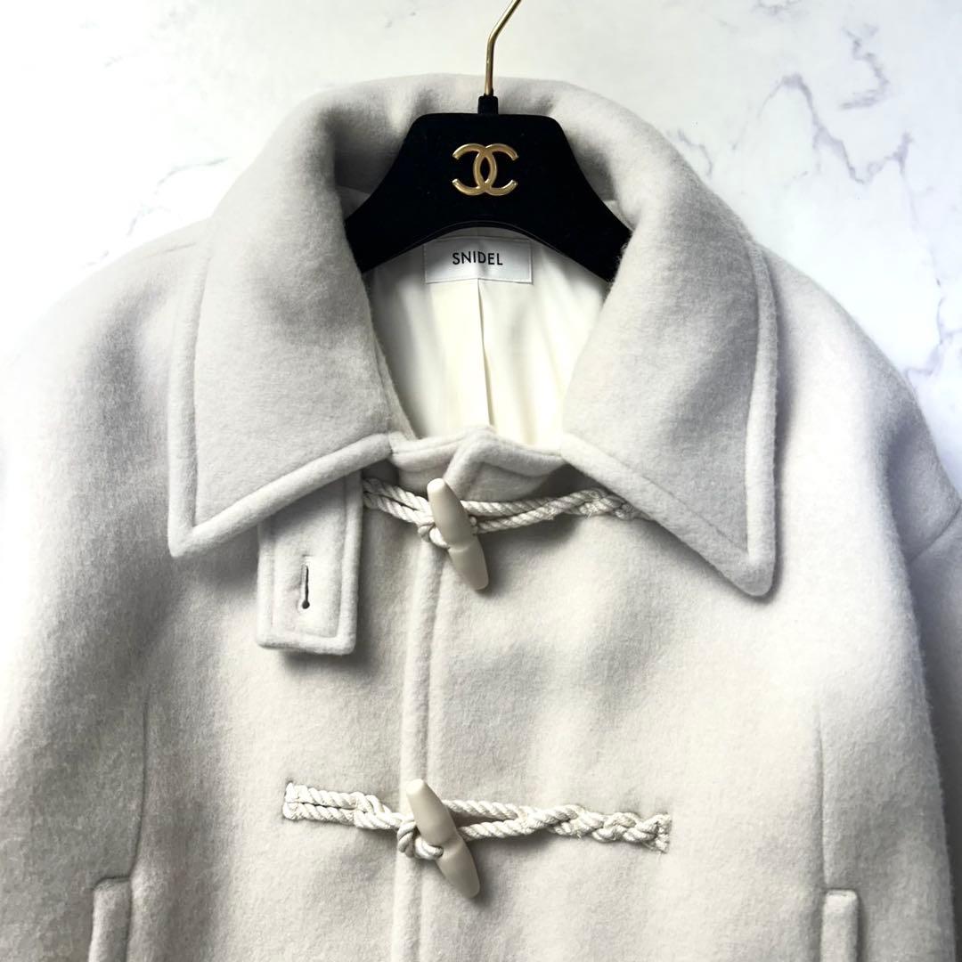 snidel スナイデル 24AW ウールシャギーショートダッフルコート
