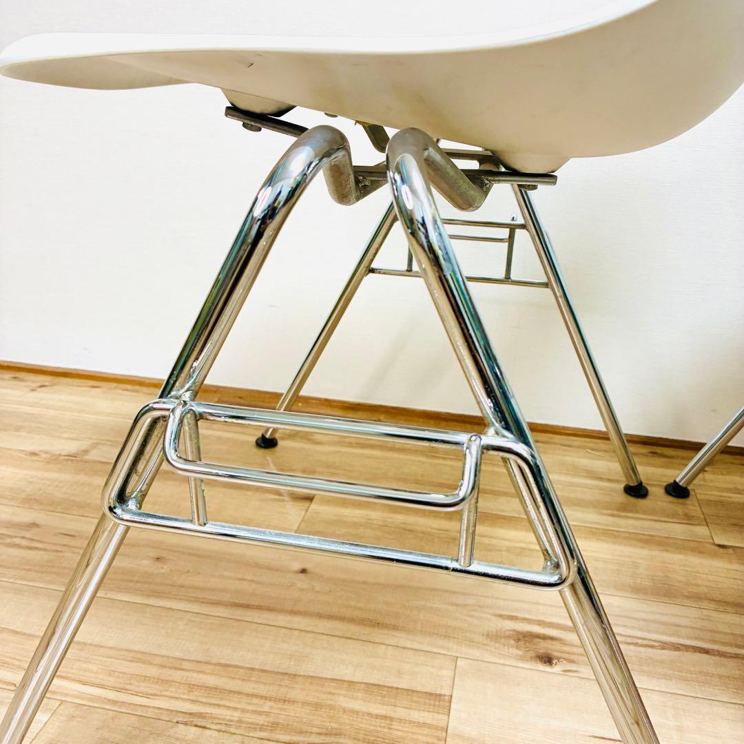 Vitra　ヴィトラ　スタッキング　サイドシェルチェア　2脚セット　イームズ