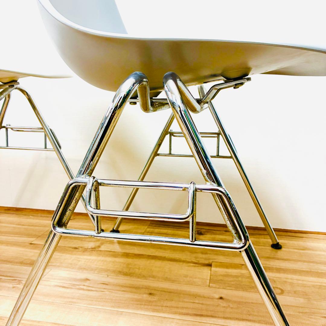 Vitra　ヴィトラ　スタッキング　サイドシェルチェア　2脚セット　イームズ