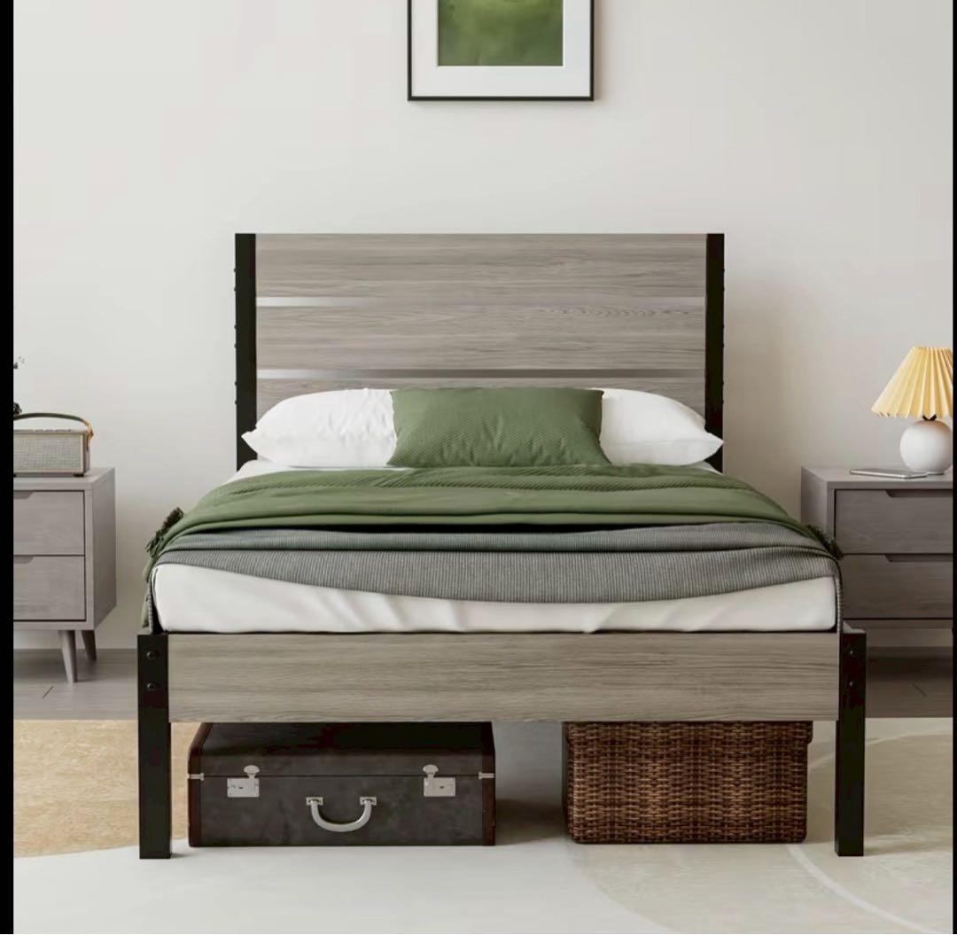 ベッドフレーム パイプベッド 収納 頑丈 安定性 耐久性 組み立て簡単 シングル