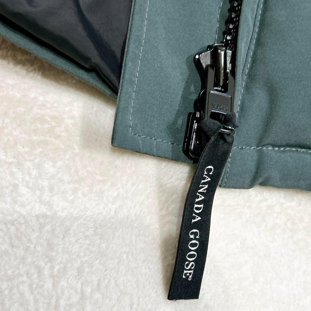 美品✨　カナダグース　ダウンジャケット　ファー　ベルビル　ライトグリーン