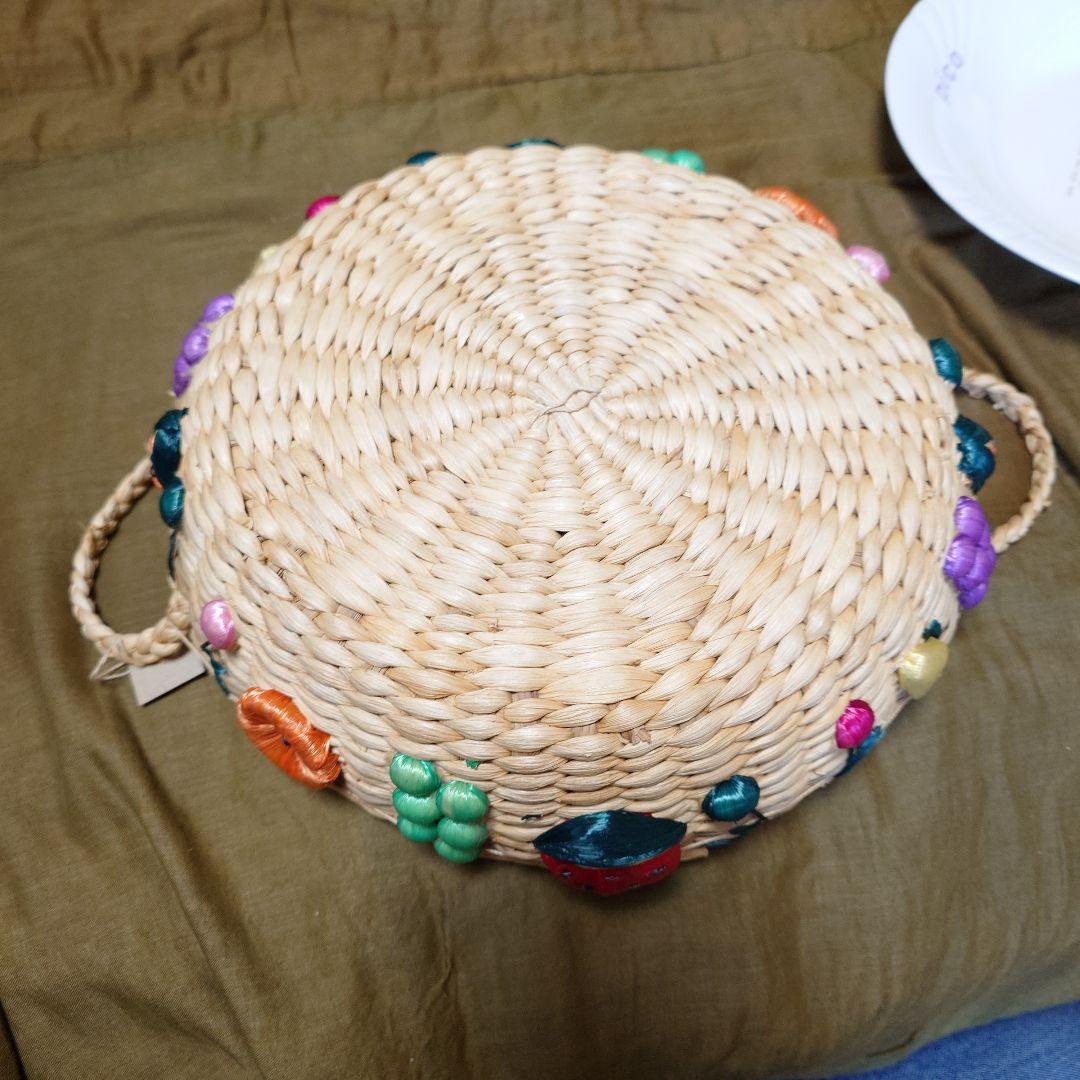 MARUKO バスケット入り陶器のお皿5枚セット