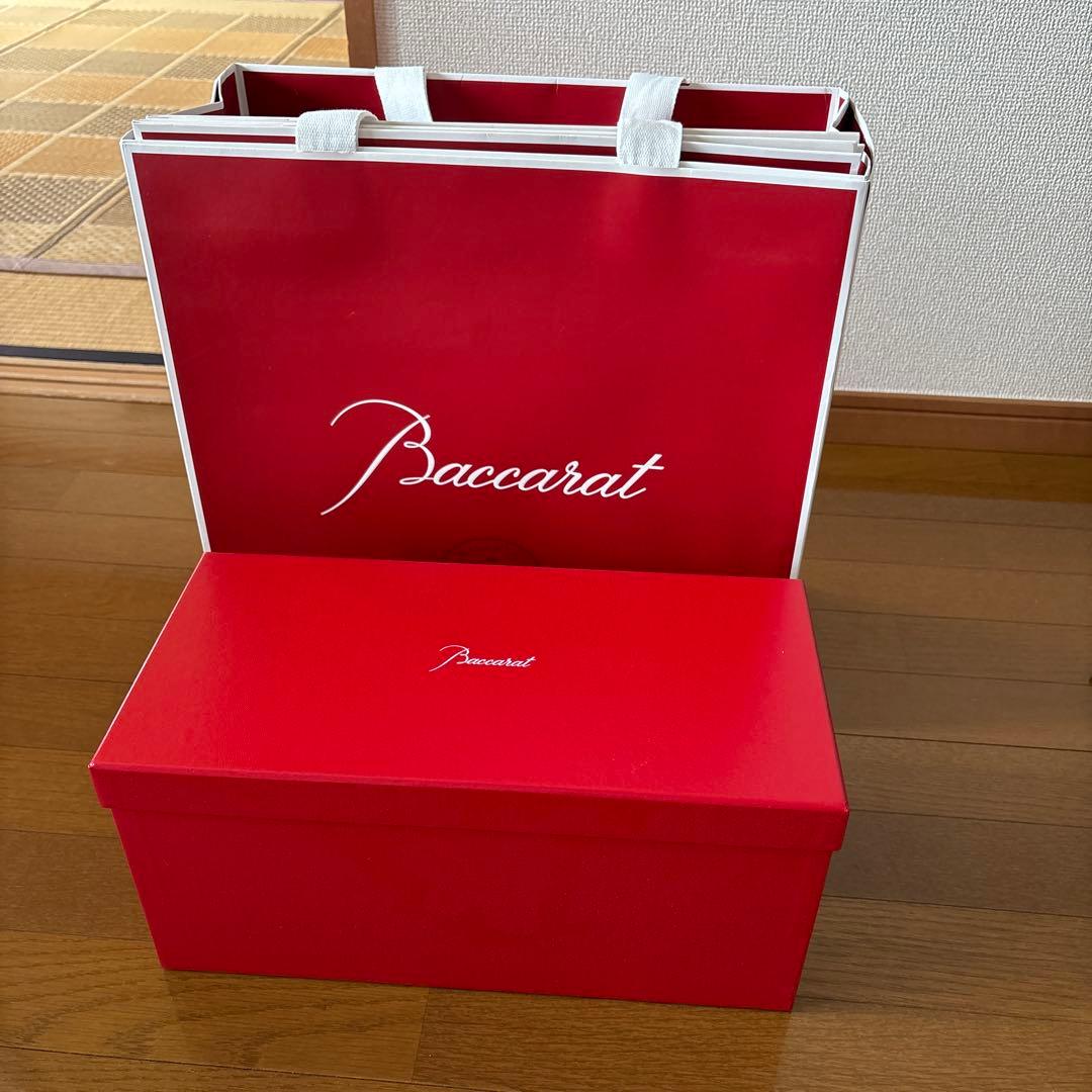 新品 Baccarat/バカラ ルクソール ラウンドベース レッド
