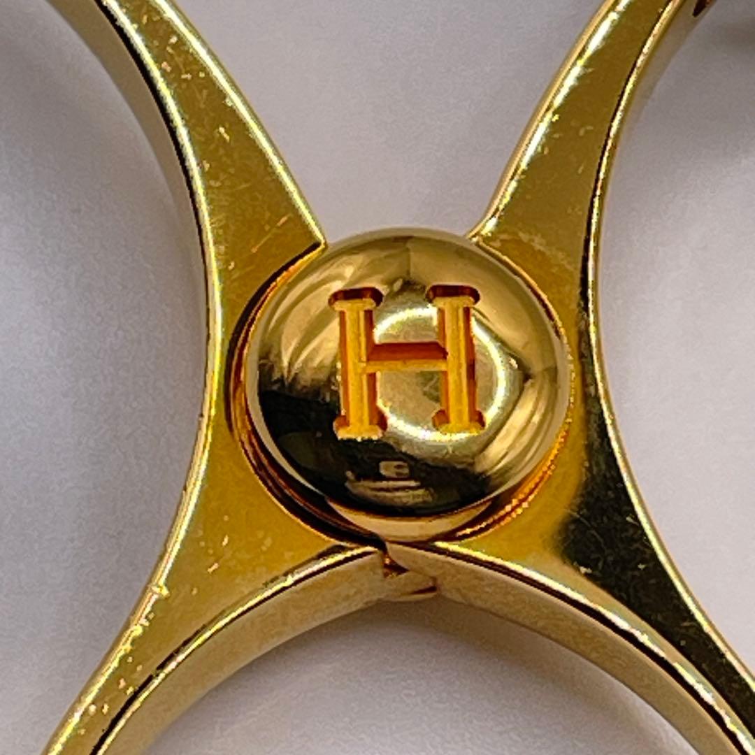 HERMES エルメス フィルー グローブホルダー 手袋ホルダー チャーム 金