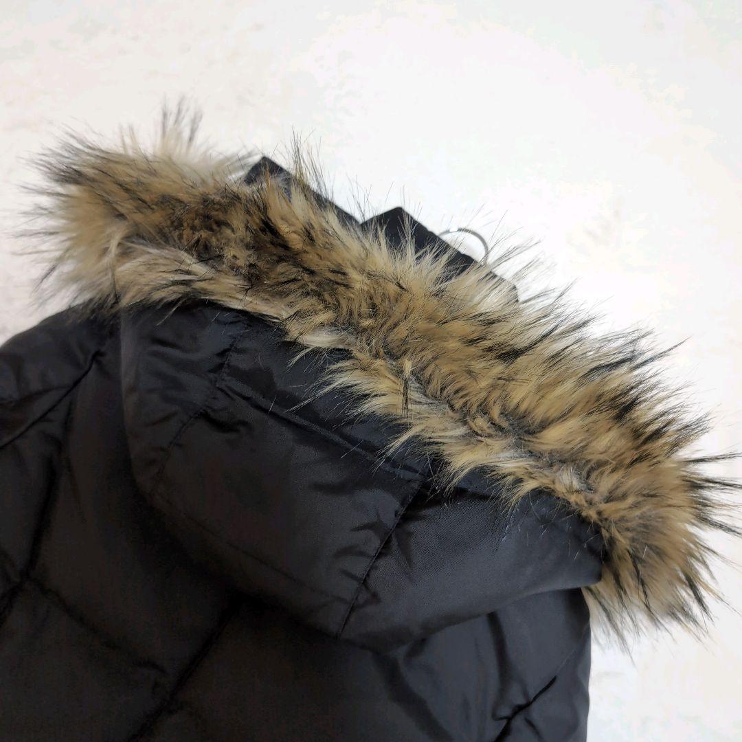 Pajar  ダウン　ブラック ロングコート ファー付き　高級