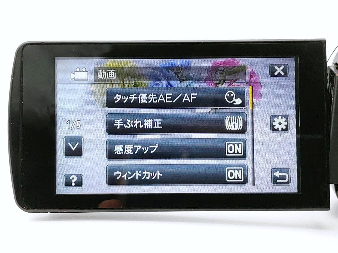 フルハイビジョン画質対応！ JVC Everioビデオカメラ GZ-HM390