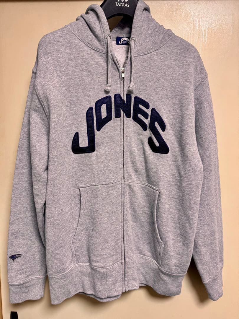 【別注】JONES / フロント刺繍 フルジップフーディー