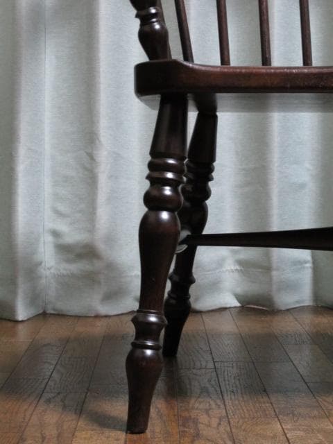 松本民芸家具 ミズメザクラ 楢 無垢材 513型 長ウィンザーチェアⅢ 3人掛け