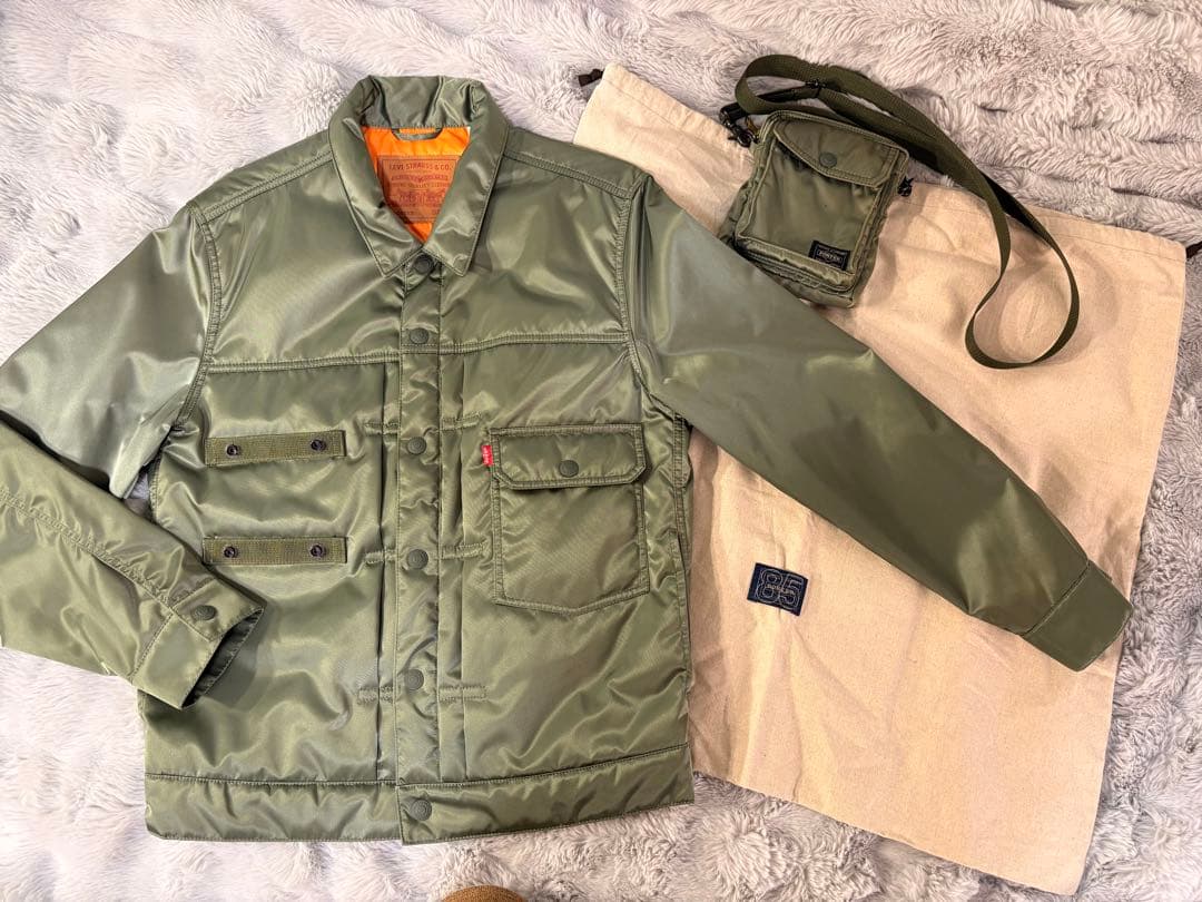 値下げしました！【中古】Levi’s® × PORTERコラボジャケット&ポーチ