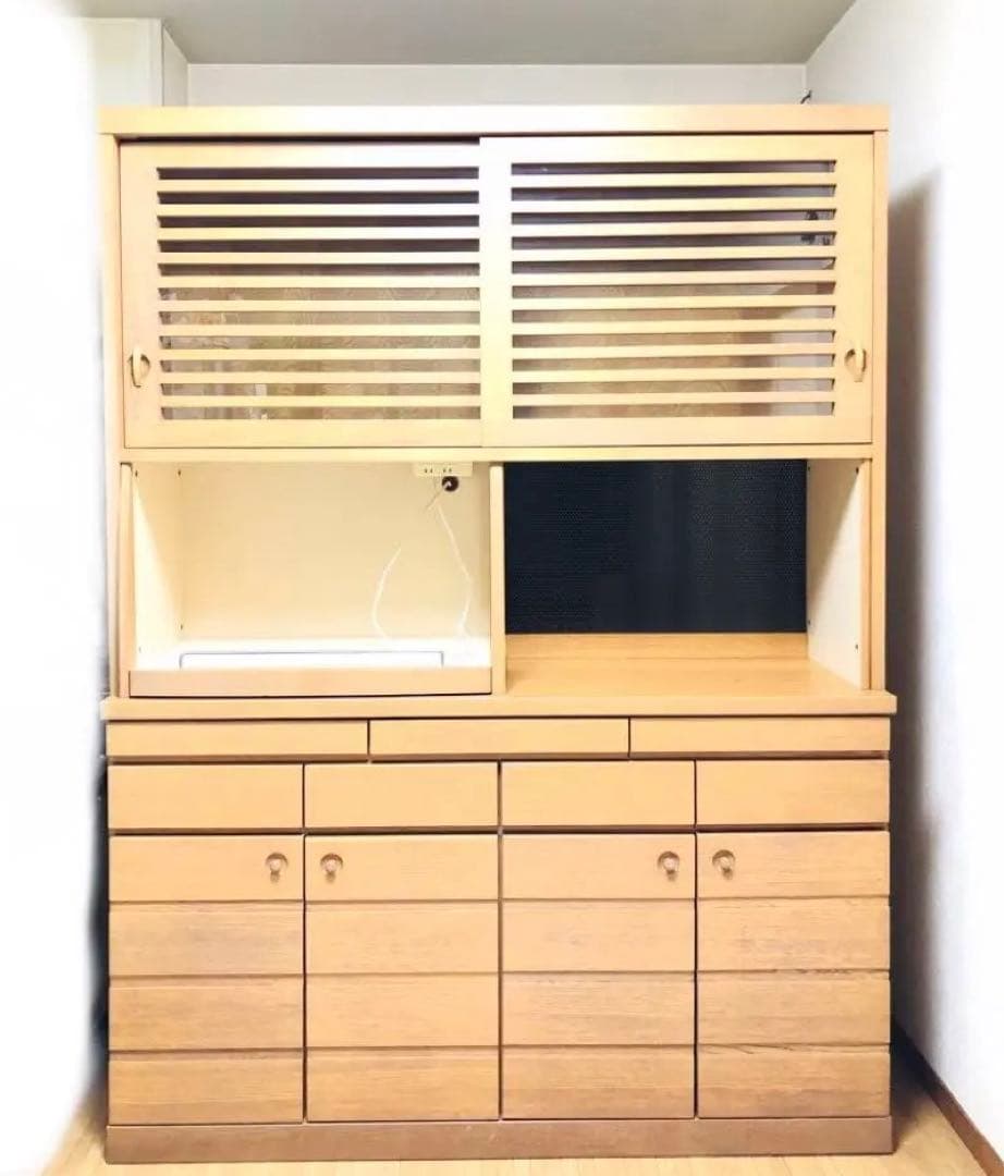 【✨5年程前に20万程で購入✨】【美品✨】天然木　食器棚