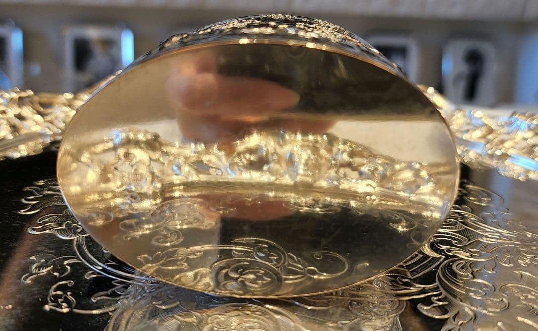 純銀P シルバープレート シルバー ティーキャディ アンティーク