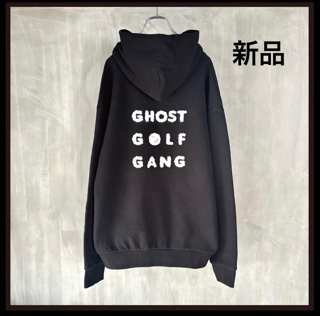 新品　GHOST GOLF GANG HOODIE (BLACK)