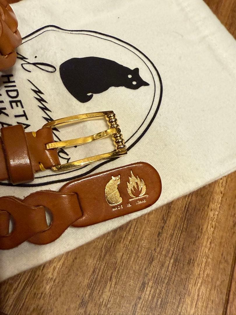 il micio × m’s braque BOHOベルト natural