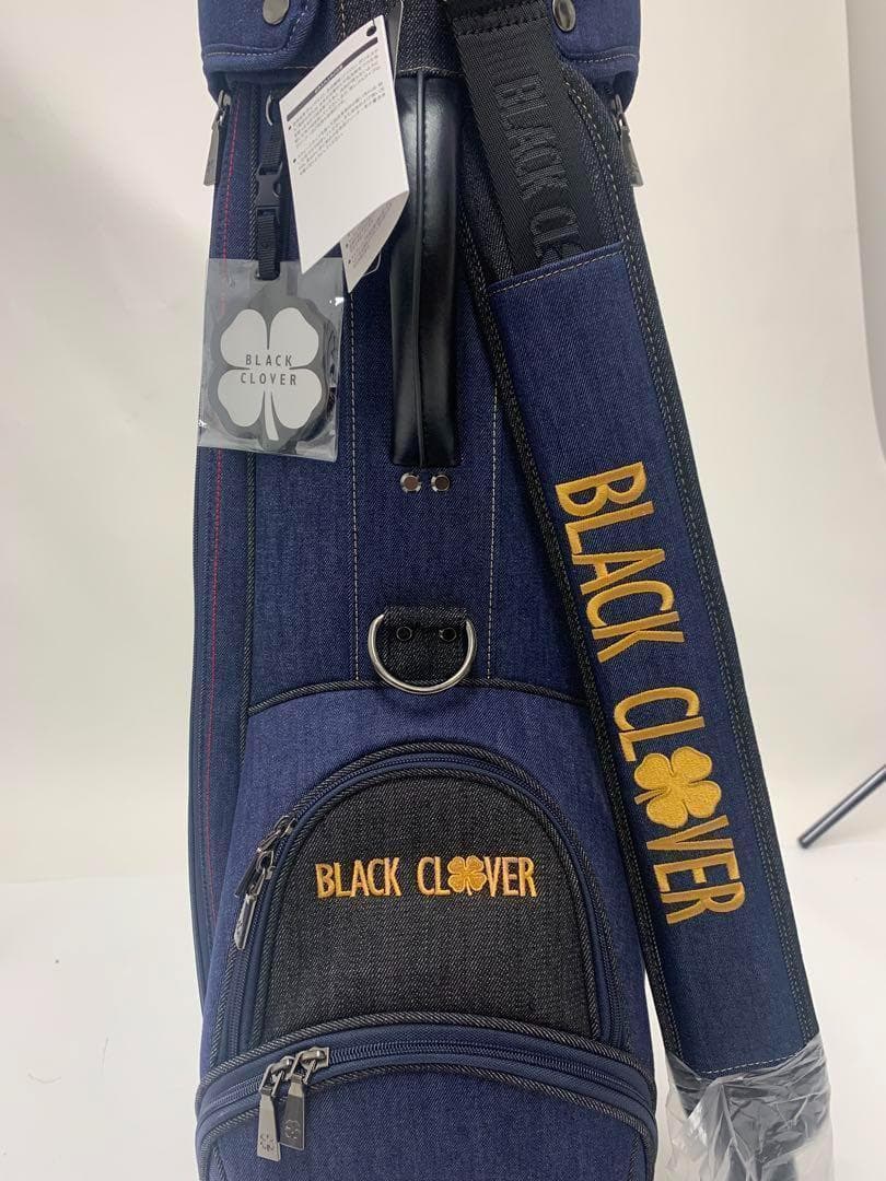 新品 ブラッククローバー デニムキャディバッグ ジーパンデザイン