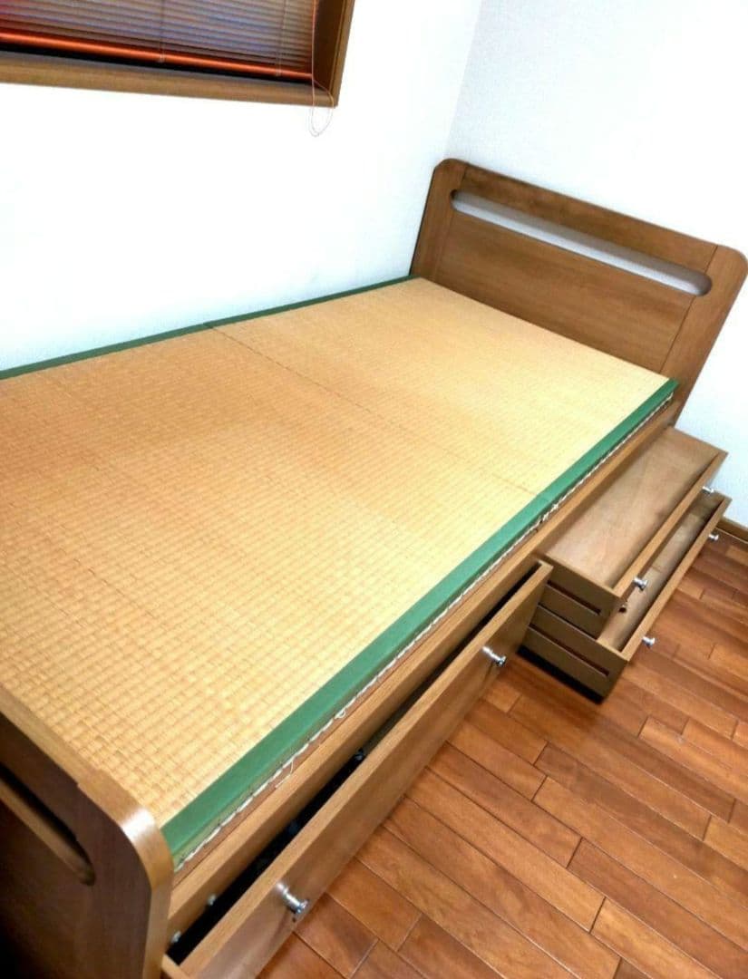 ベッドフレーム 畳ベッド 引き出し収納3杯付き