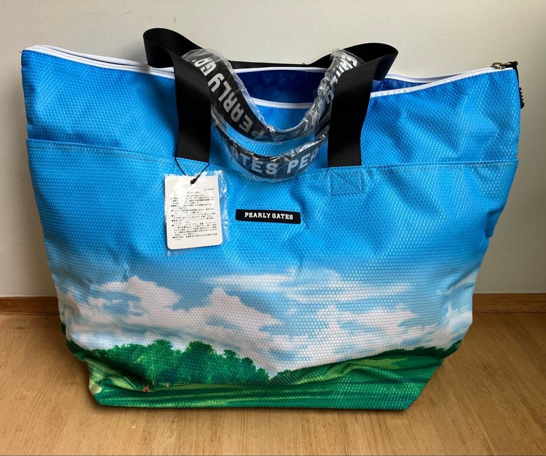 PEARLY GATES ビッグトートバッグ　ゴルフ場柄　風景柄　未使用品