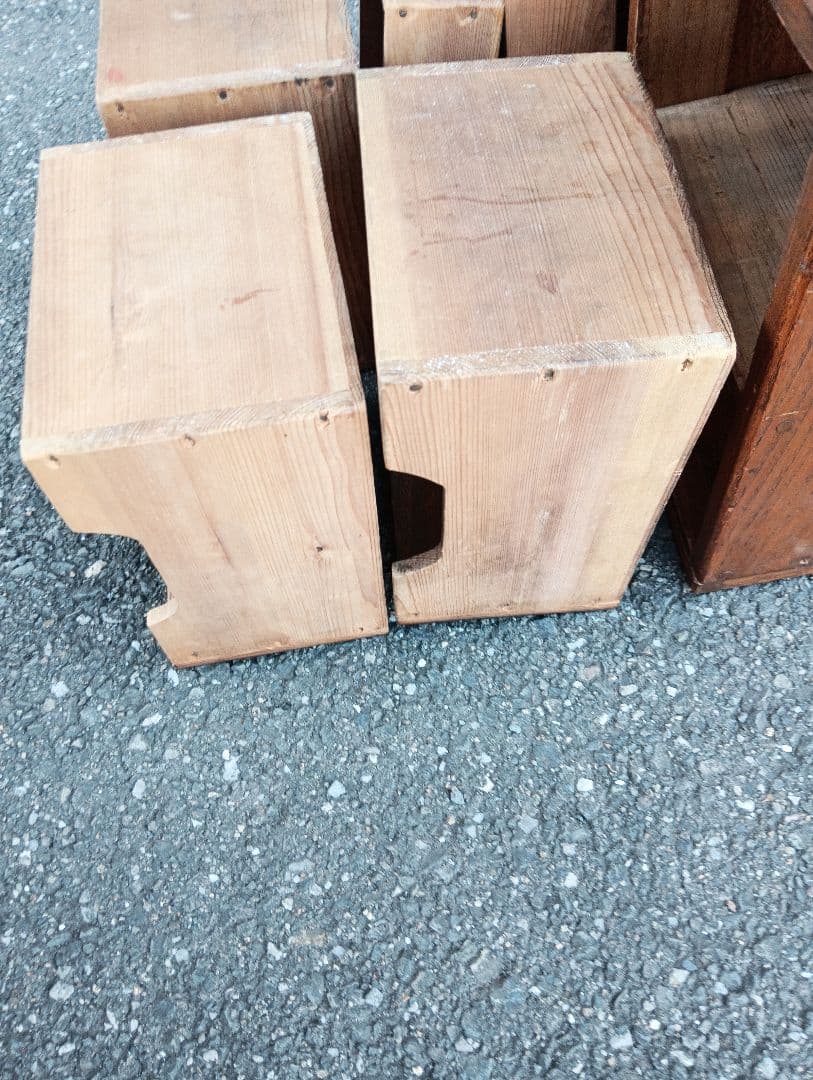 特*壺様 小引き出し　戦前　木製　欅　南満州鉄道株式会社の焼き印付き　戦時資料