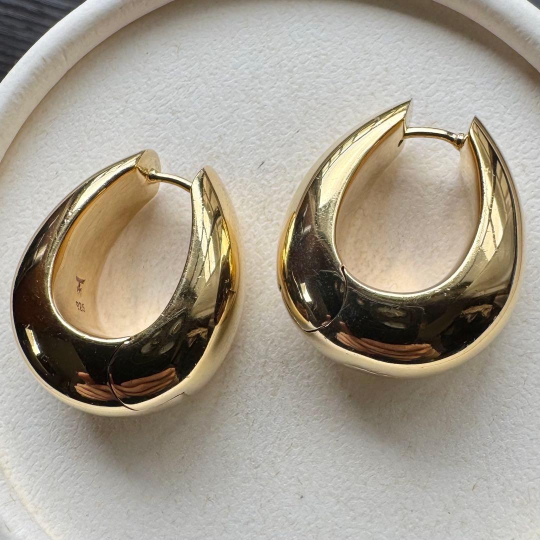 【希少サイズ】トムウッド/アイスフープ/ラージ/ゴールド/ピアス