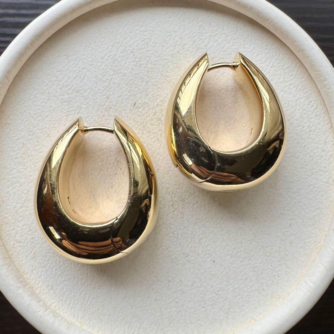 【希少サイズ】トムウッド/アイスフープ/ラージ/ゴールド/ピアス