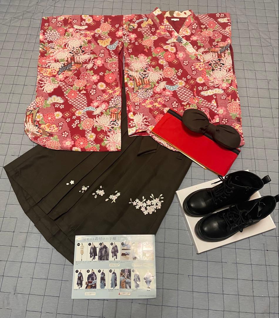 ayu3939　美品！キャサリンコテージ　袴　150＋ブーツM セット