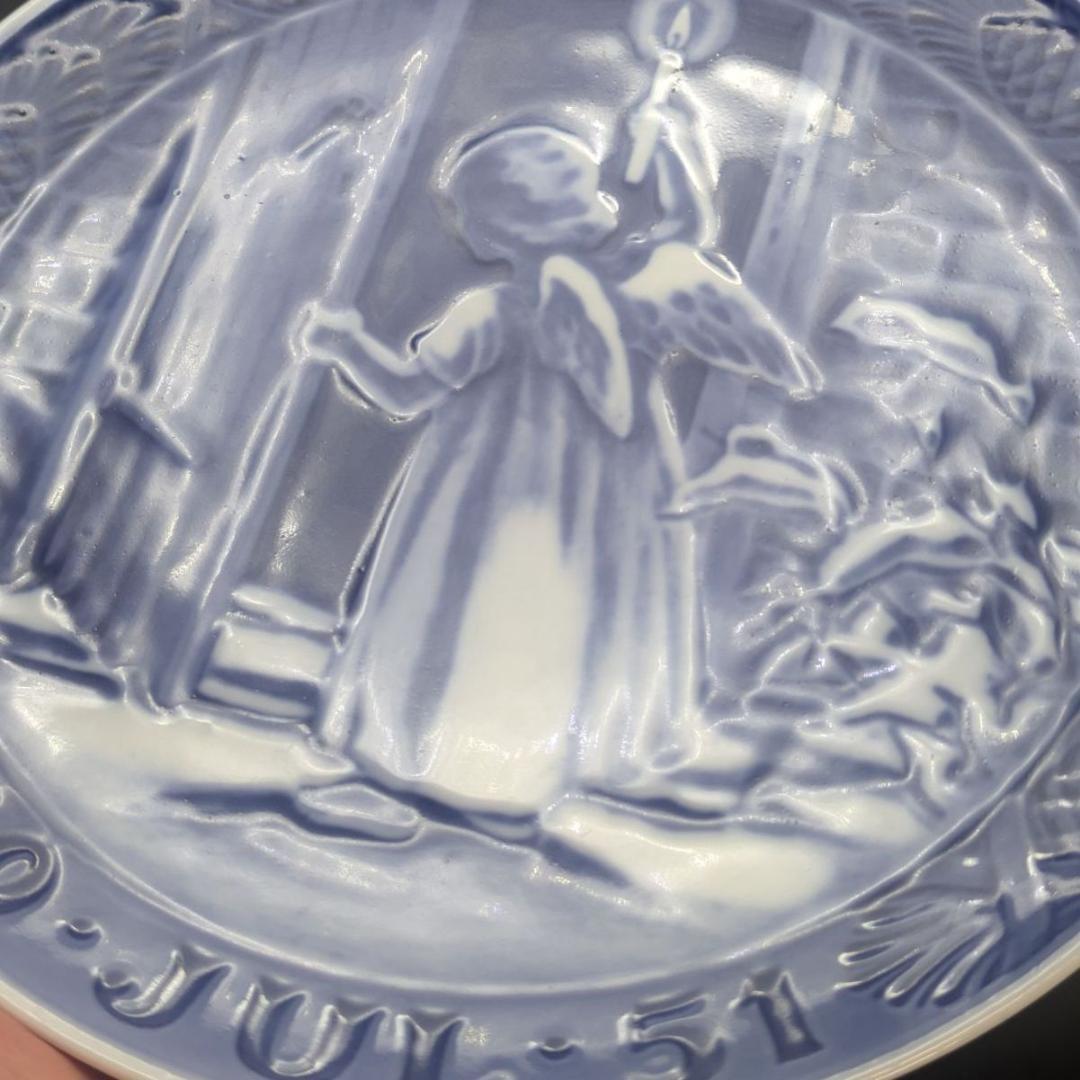 ロイヤルコペンハーゲン 1951年 イヤープレート 1級品 クリスマスの天使