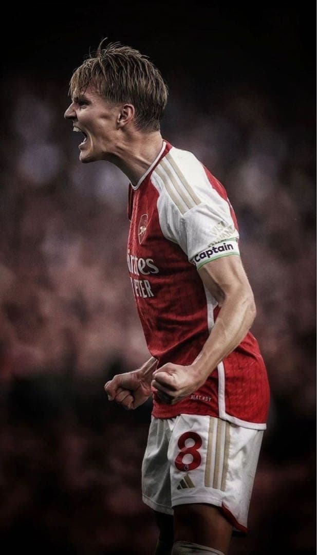 【正規品・美品】アーセナル ウーデゴール23/24 ユニフォーム　日本XL