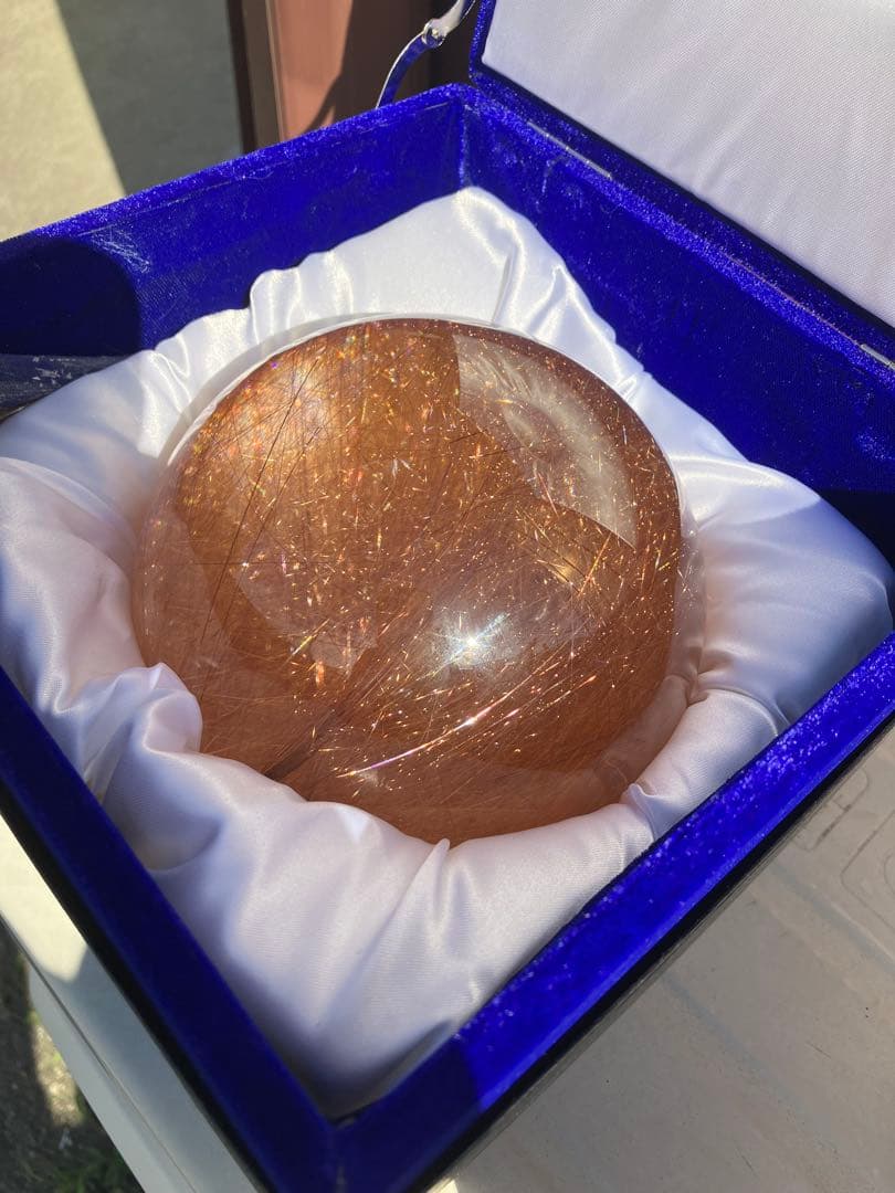 和休庵 ルチル　10cm越え大玉