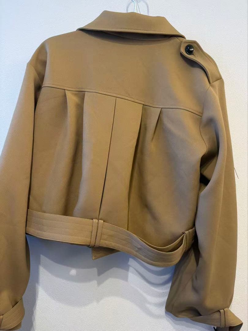 sheller シェリエ2way short trenchcoat