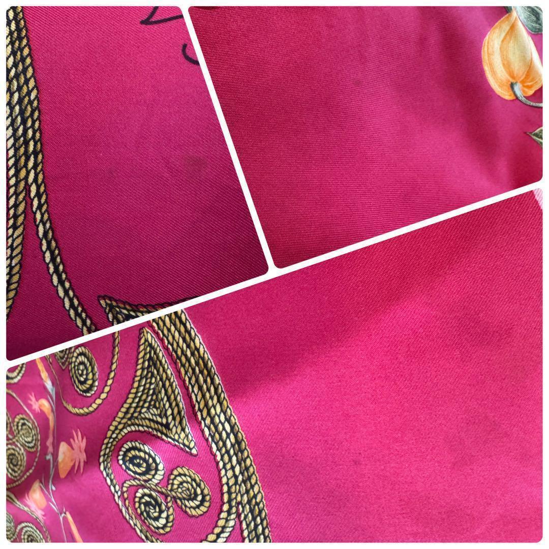 HERMES エルメス スカーフ カレ90 ARABESQUES アラベスク 花