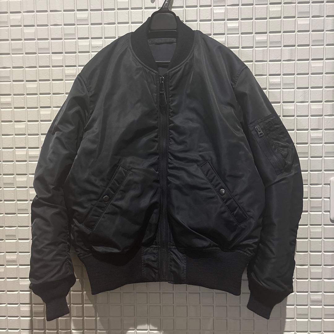 AVIREX7522 MA-1 フライトジャケット NAVY M comoli