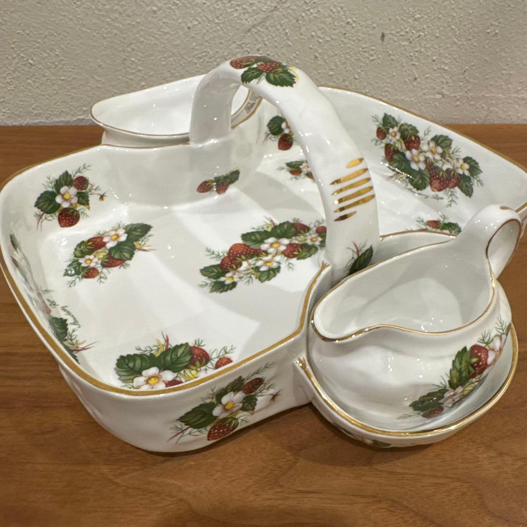 ストロベリーバスケット 3点セット Hammersley ハマースレイ