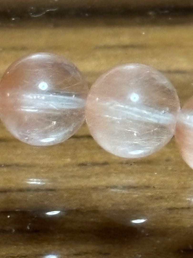 userさん専用！高品質高級天然石 ピンクサゲティニッククォーツ！ブレスレット